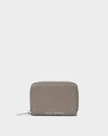 Katie Loxton Klara Concertina Purse Silver Mink Studded