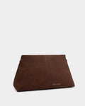 Katie Loxton Laila Faux Suede Clutch Chocolate