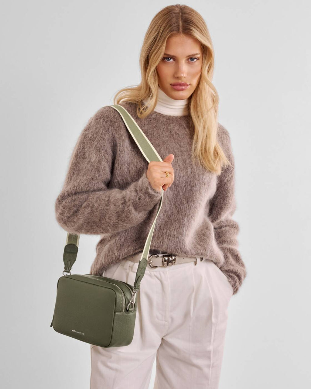 Katie Loxton Lottie Large Crossbody Khaki