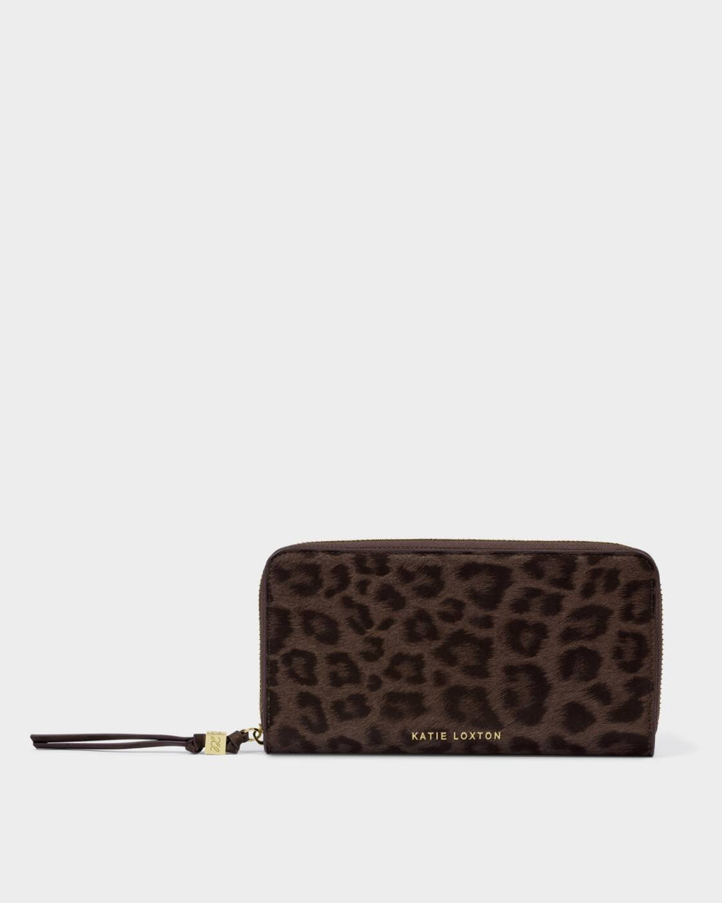 Katie Loxton Large Purse Chocolate Leopard