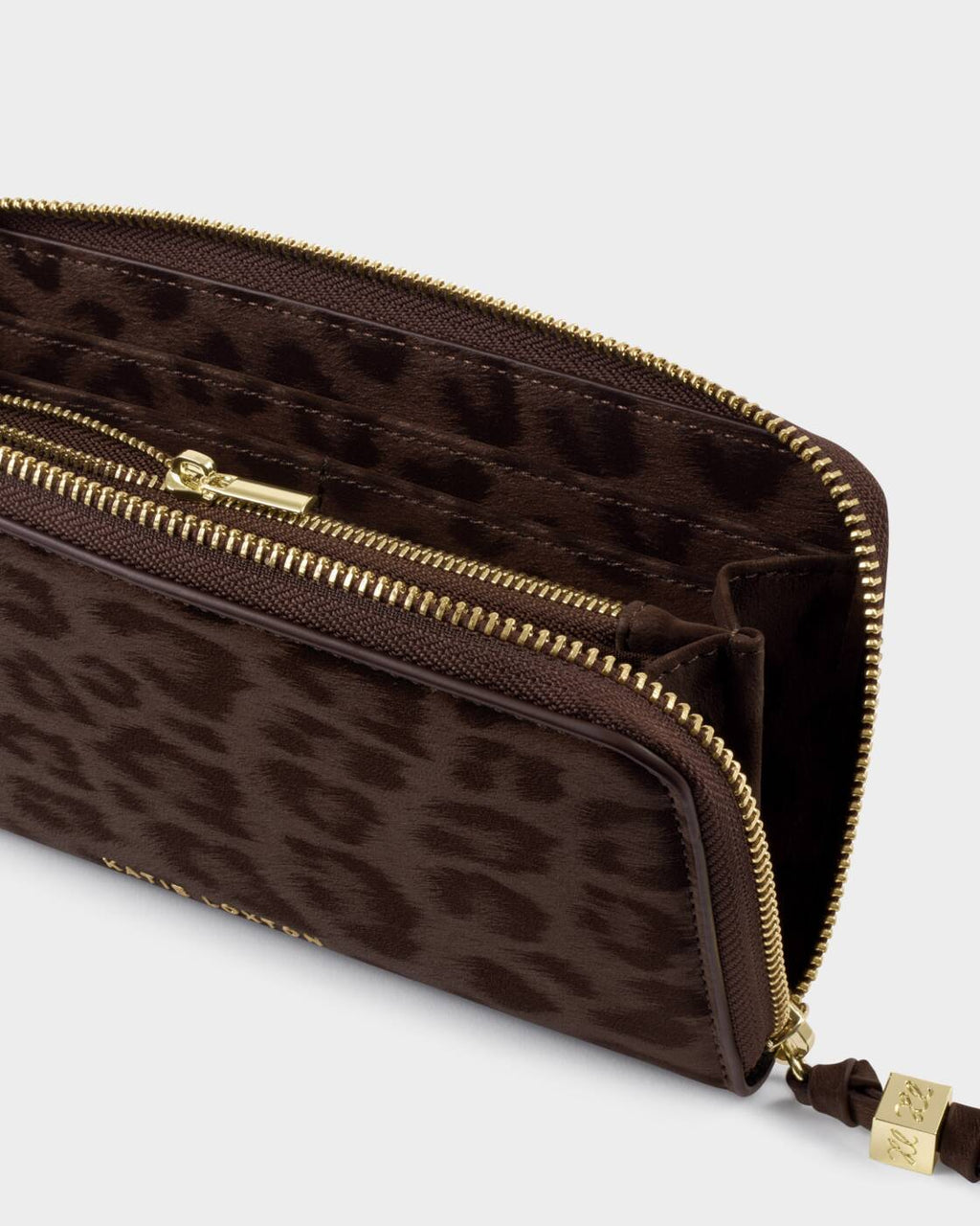 Katie Loxton Large Purse Chocolate Leopard