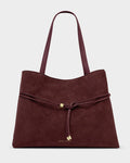 Katie Loxton Lori Tote Bag Cherry Suedette