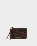 Katie Loxton Lottie Coin & Cardholder Chocolate Leopard