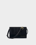 Katie Loxton Lou Crossbody Bag Black Eel