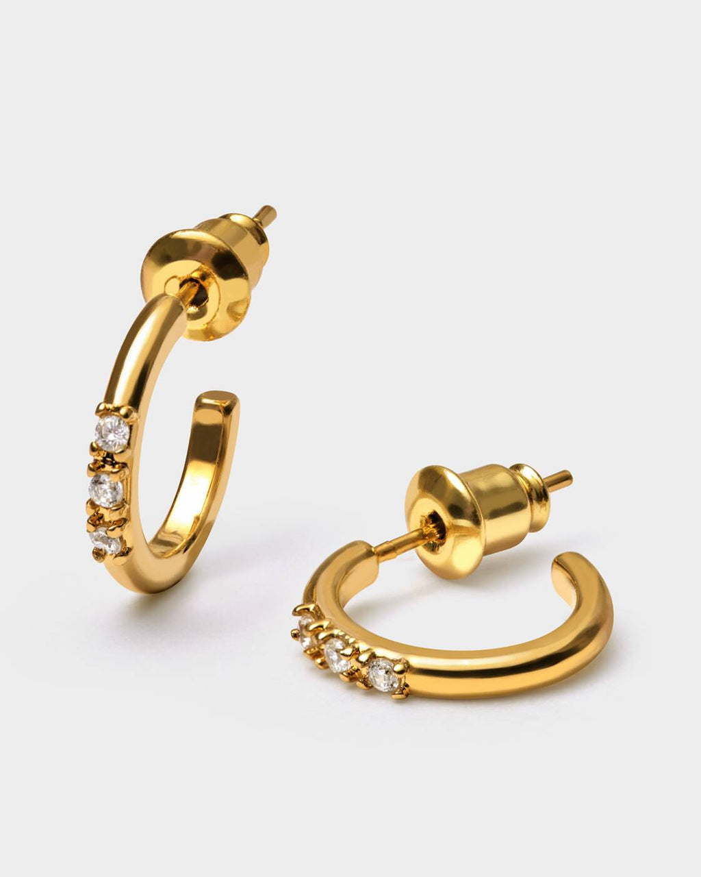 Katie Loxton Lumira Hoop Earrings Gold Coated