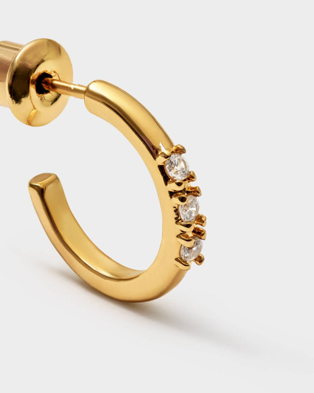 Katie Loxton Lumira Hoop Earrings Gold Coated