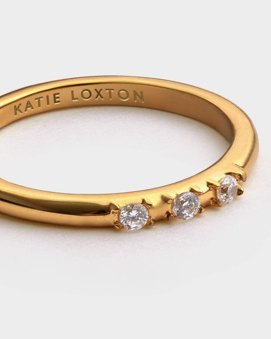 Katie Loxton Lumira Ring Gold Coated Medium