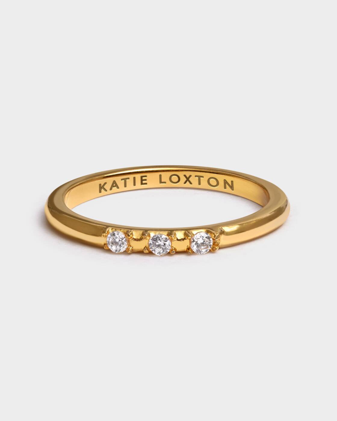 Katie Loxton Lumira Ring Gold Coated Medium