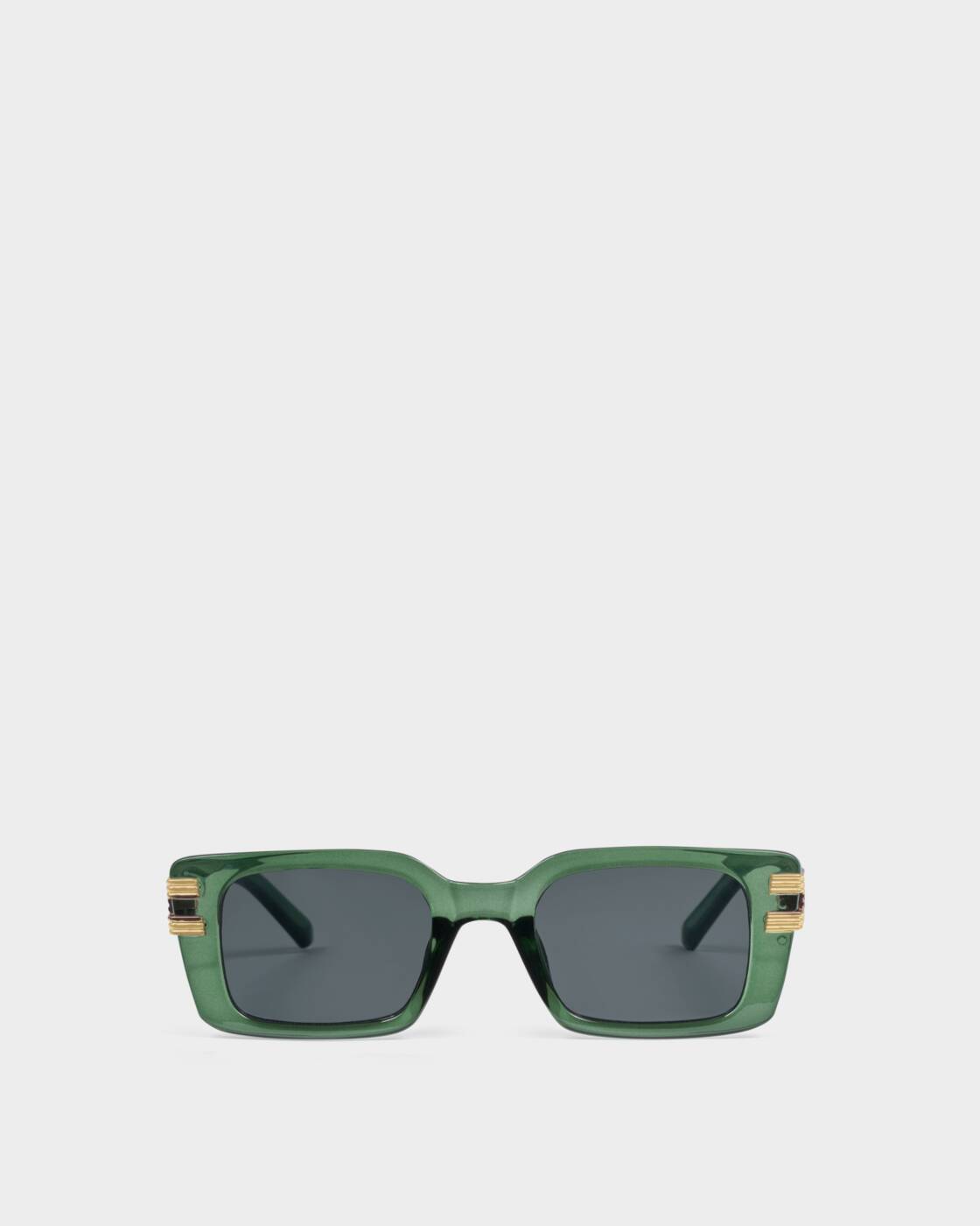 Katie Loxton Malibu Sunglasses Transparent Green