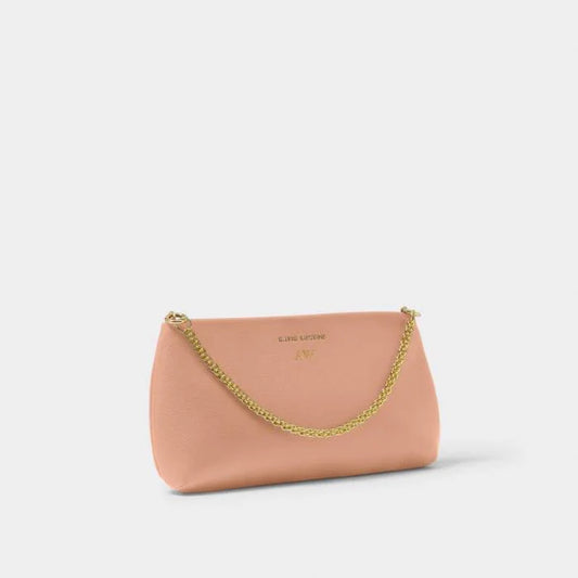 Katie Loxton Margot Clutch Bag In Peony Blush