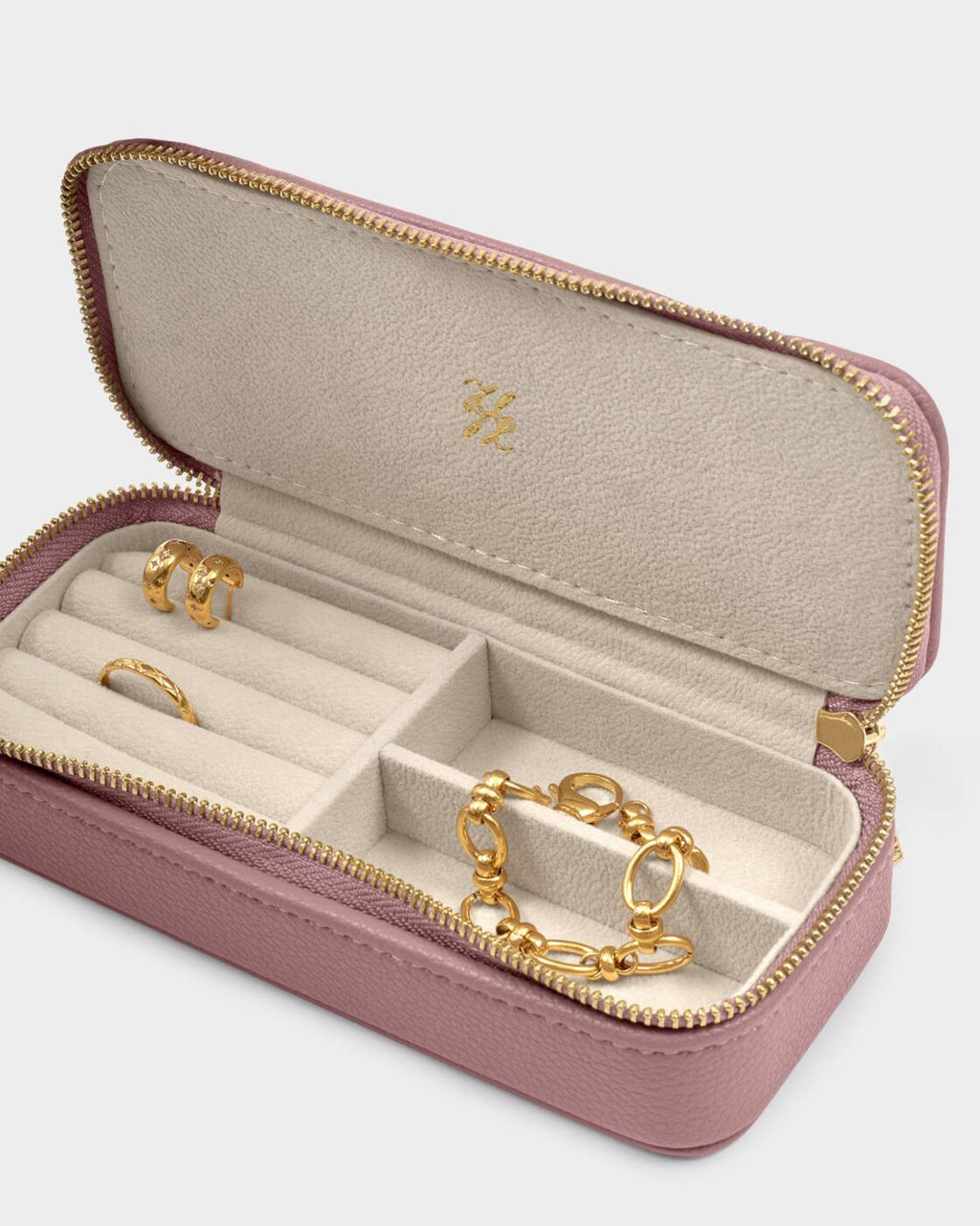 Katie Loxton Medium Jewellery Box Deep Rose