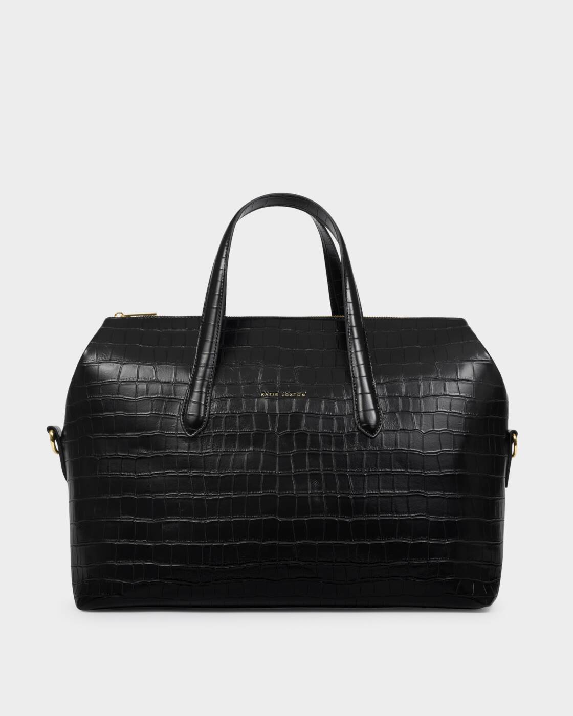 Katie Loxton Milan Cabin Bag Black Croc