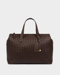 Katie Loxton Milan Hand Woven Cabin Bag Chocolate