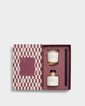 Katie Loxton Mini Votive And Mini Reed Diffuser Gift Set Joyeux Noel Frosted Pine And Cedarwood