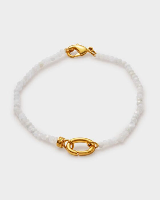 Katie Loxton Moonstone Bracelet Gold Coated