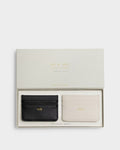 Katie Loxton Mrs And Mrs Cardholder Gift Set Off White/Black