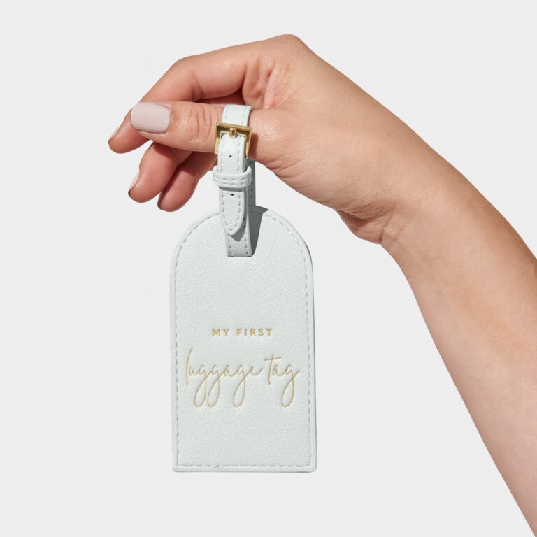 Katie Loxton My First Luggage Tag Blue