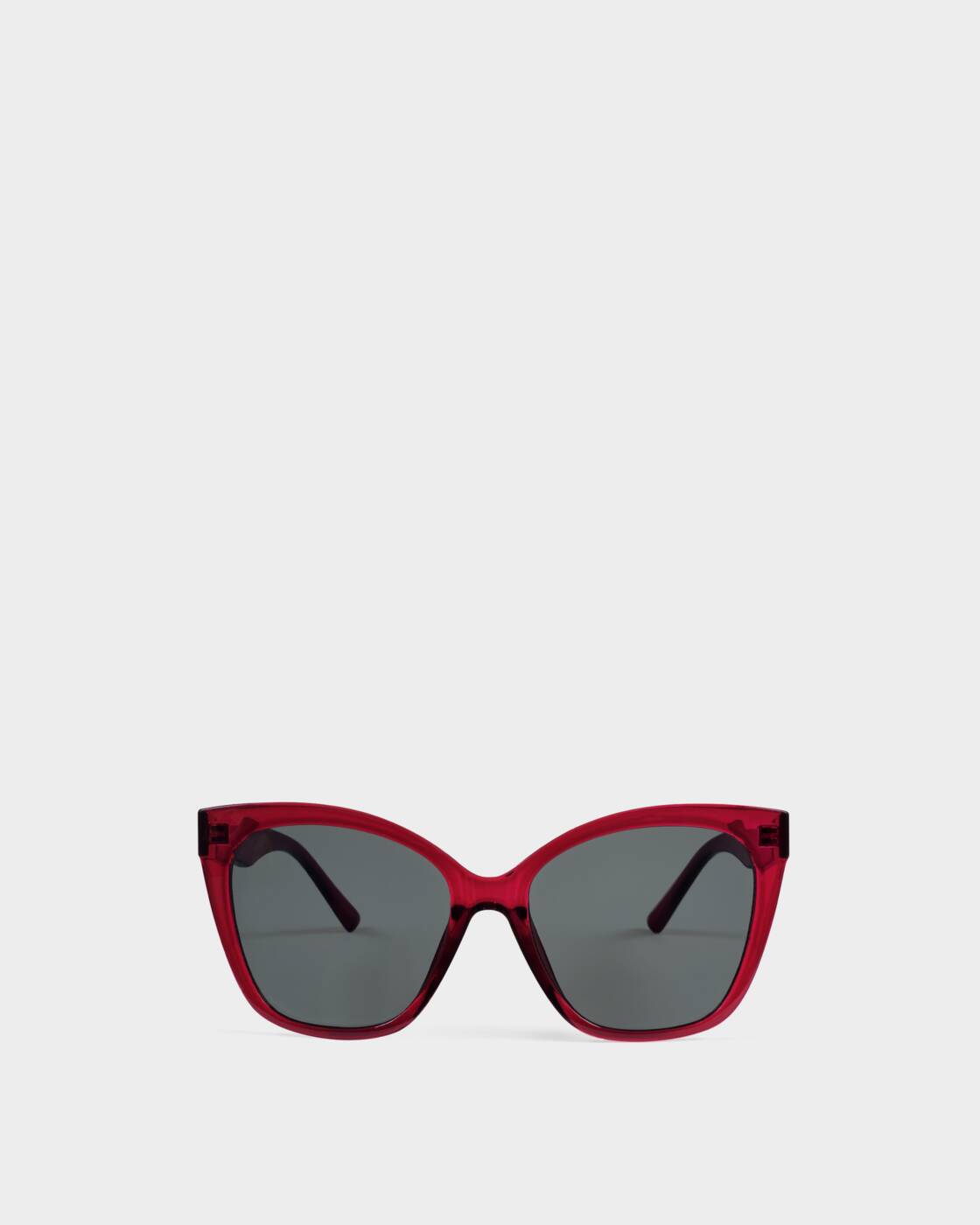 Katie Loxton Mykonos Sunglasses Transparent Dark Cherry