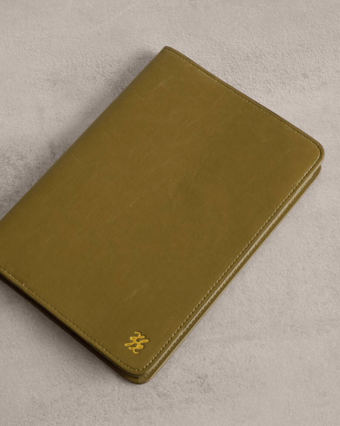 Katie Loxton Notebook Cover And A Lined Notepad Olive Distressed