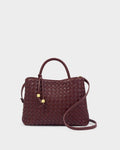 Katie Loxton Nova Hand Woven Top Handle Bag Cherry Mixed