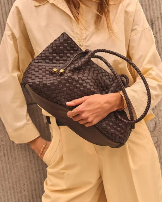 Katie Loxton Nova Small Shoulder Tote Chocolate