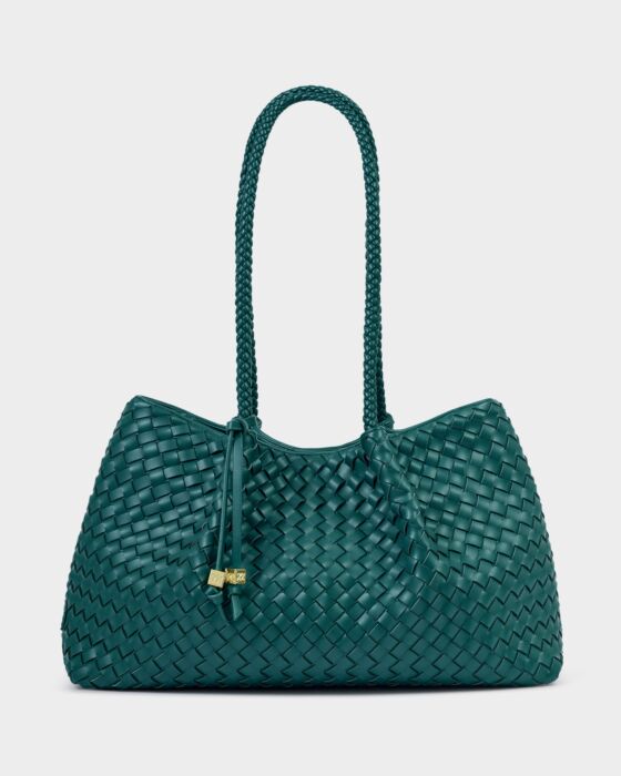 Katie Loxton Nova Small Shoulder Tote Palm Green