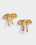 Katie Loxton Novelle Bow Earrings Gold Coated