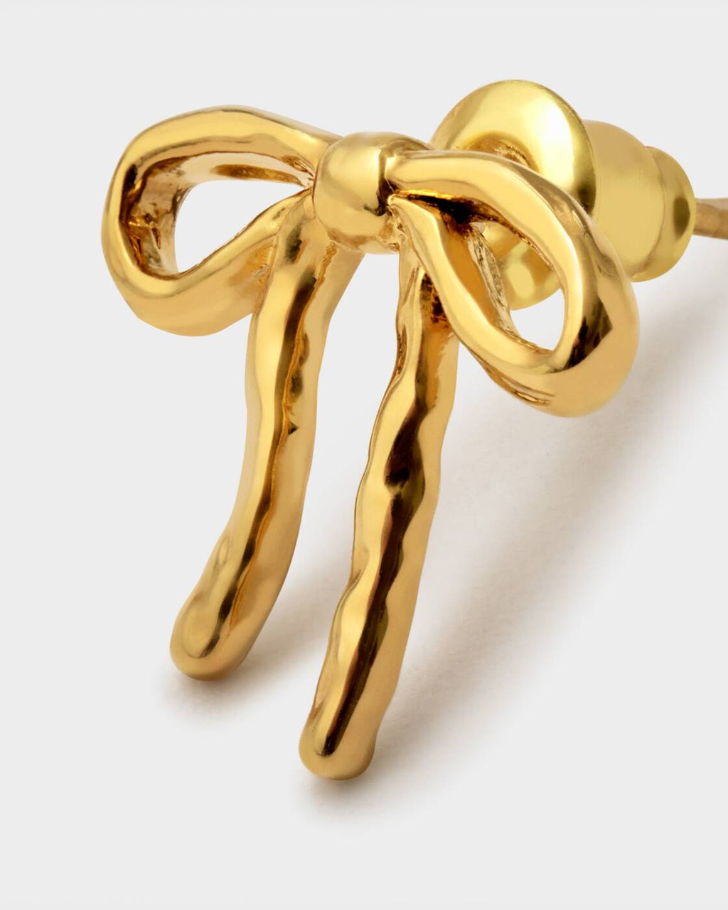 Katie Loxton Novelle Bow Earrings Gold Coated