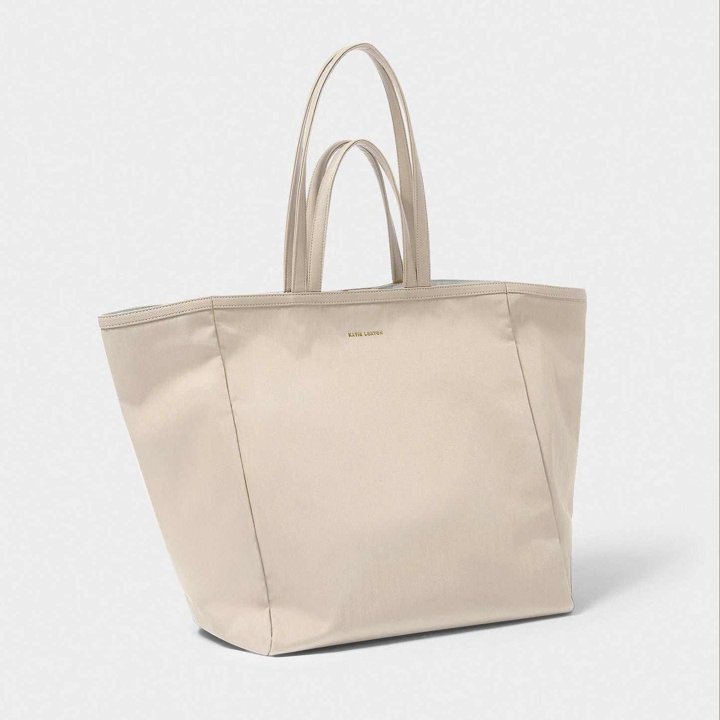 Katie Loxton Nylon-Luxe Oversized Tote Bag Chalk