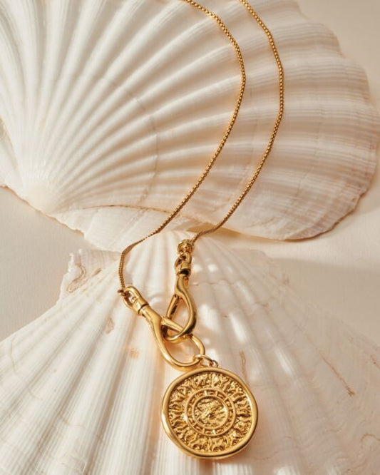 Katie Loxton Ophena Necklace Gold Coated