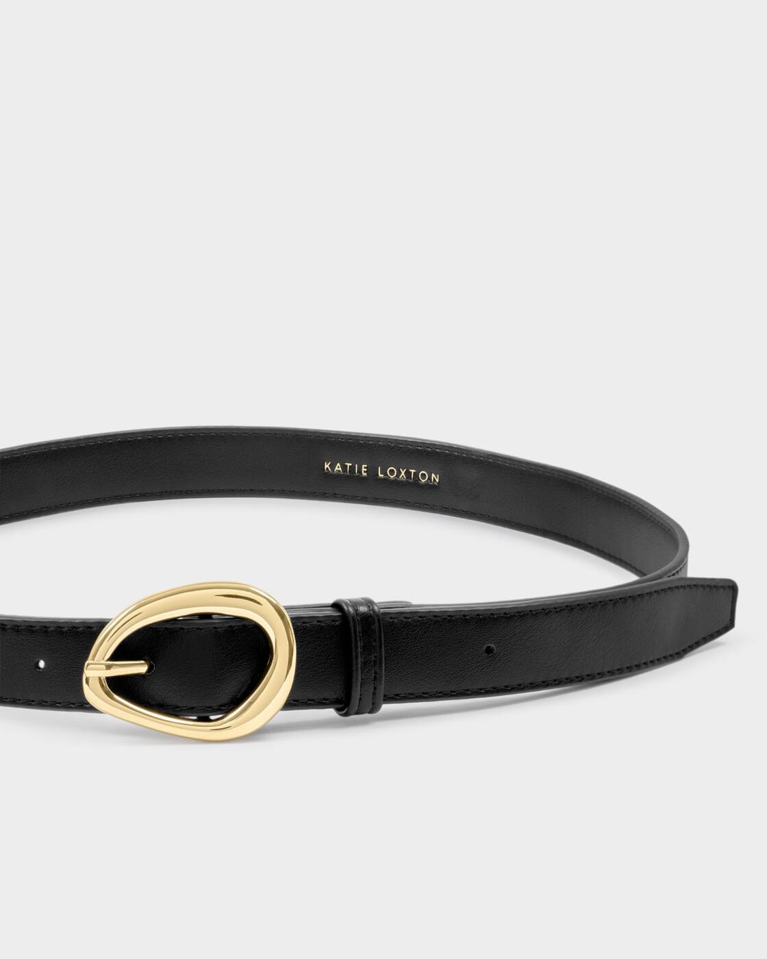 Katie Loxton Organic Buckle Belt Black M/L