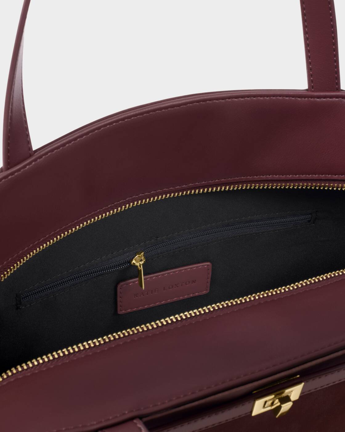 Katie Loxton Orin Tote Bag Cherry Suedette Cherry