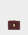 Katie Loxton Orin Twist Lock Purse Cherry Suedette Cherry