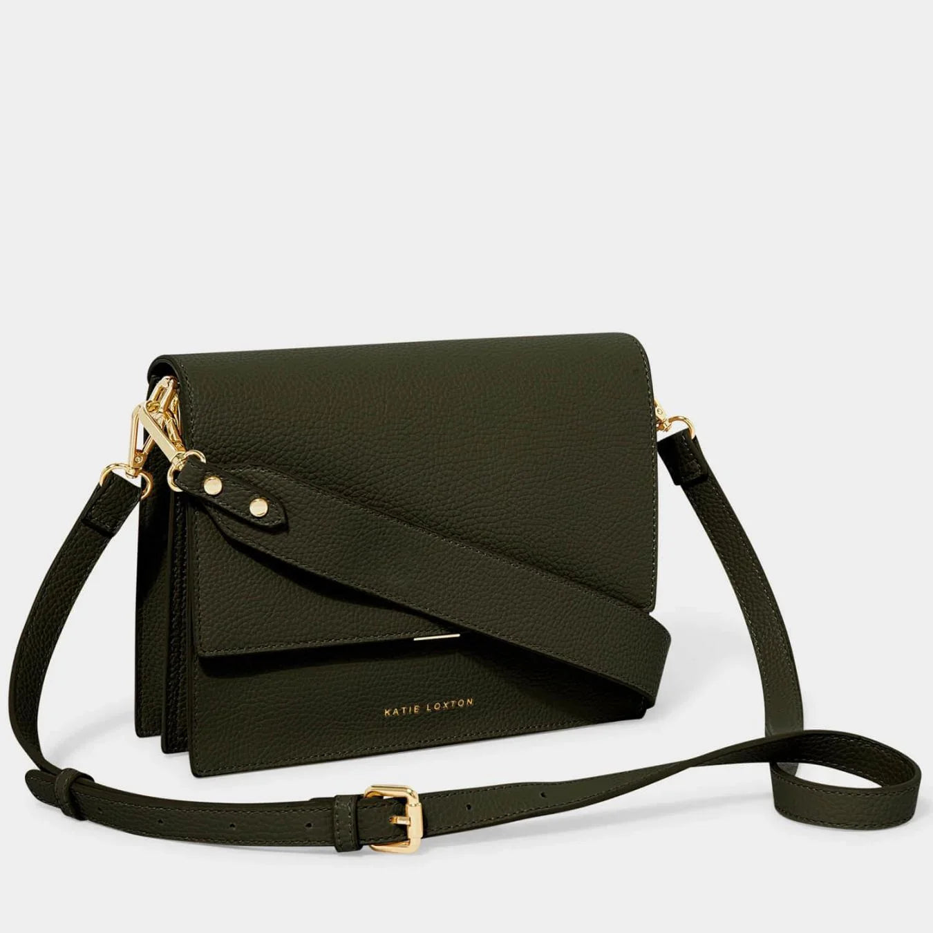 Katie Loxton Orla Divided Crossbody Bag Khaki
