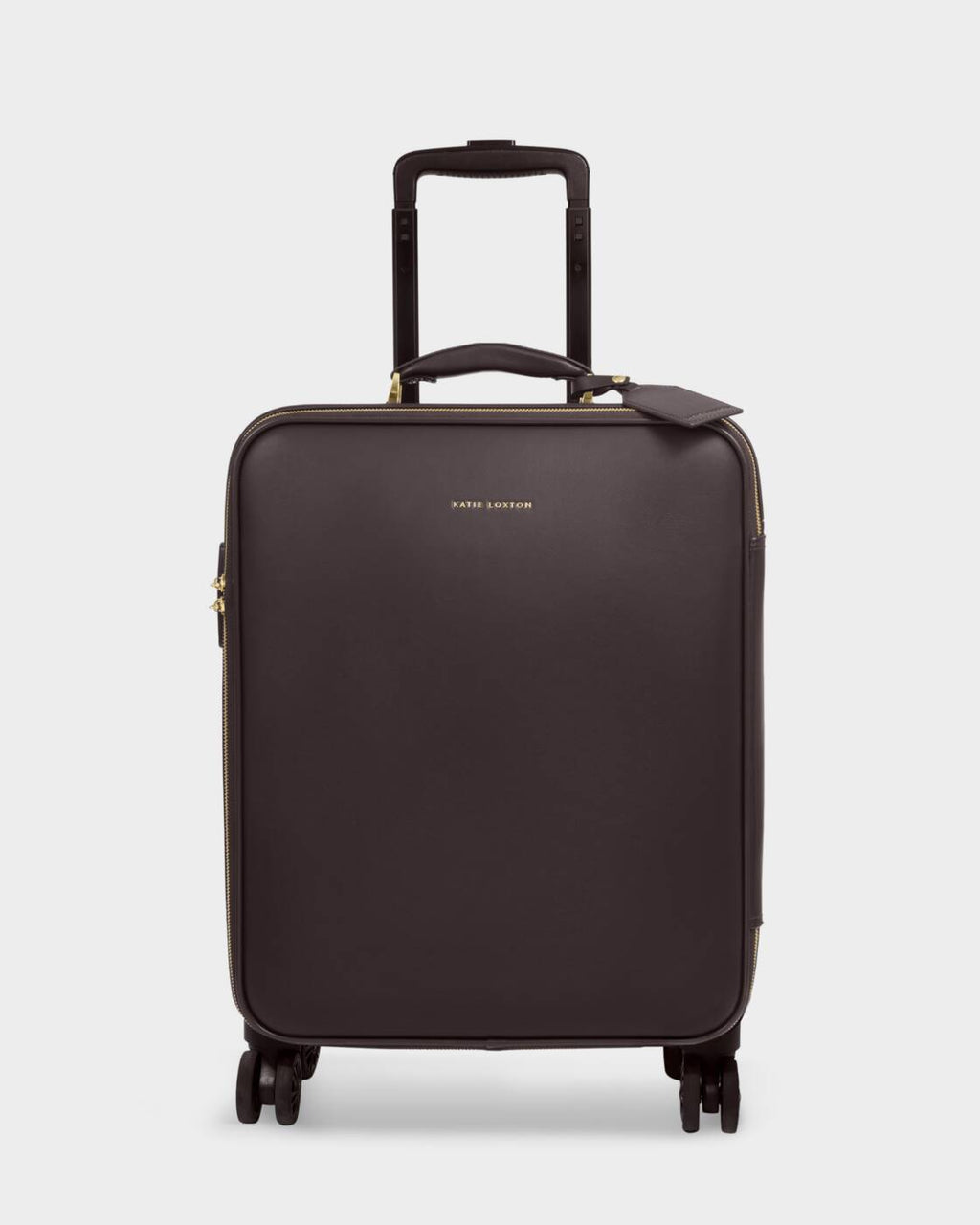 Katie Loxton Oxford Cabin Suitcase Bitter Chocolate