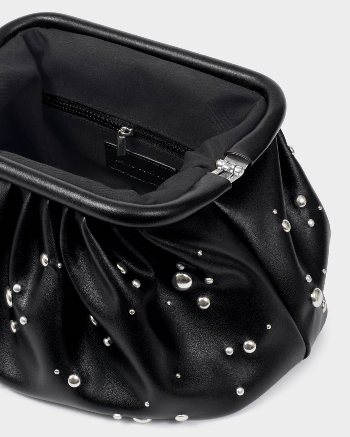 Katie Loxton Paloma Studded Clutch Black/ Silver Studded