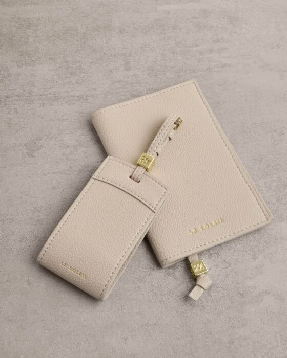 Katie Loxton Passport Cover Le Soleil Oyster