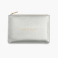 Katie Loxton Perfect Pouch Mother Of The Groom Metallic Silver