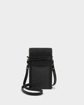 Katie Loxton Porto Raffia Cell Bag Black/Black Raffia