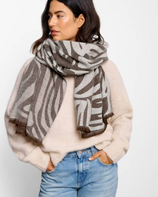 Katie Loxton Printed Blanket Scarf Zebra