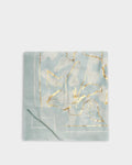 Katie Loxton Printed Foil Scarf Golden Floral Line Green Mist/Off White/Gold Foil
