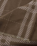 Katie Loxton Printed Scarf Check Dark Brown Taupe