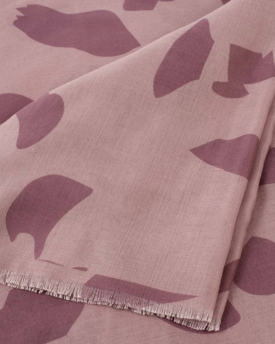 Katie Loxton Printed Scarf Large Leopard Light Pink Dusty Pink