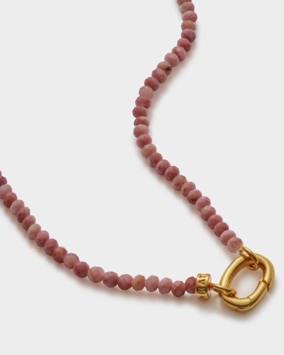 Katie Loxton Rhodochrosite Bracelet Gold Coated