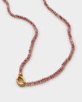 Katie Loxton Rhodochrosite Necklace Gold Coated
