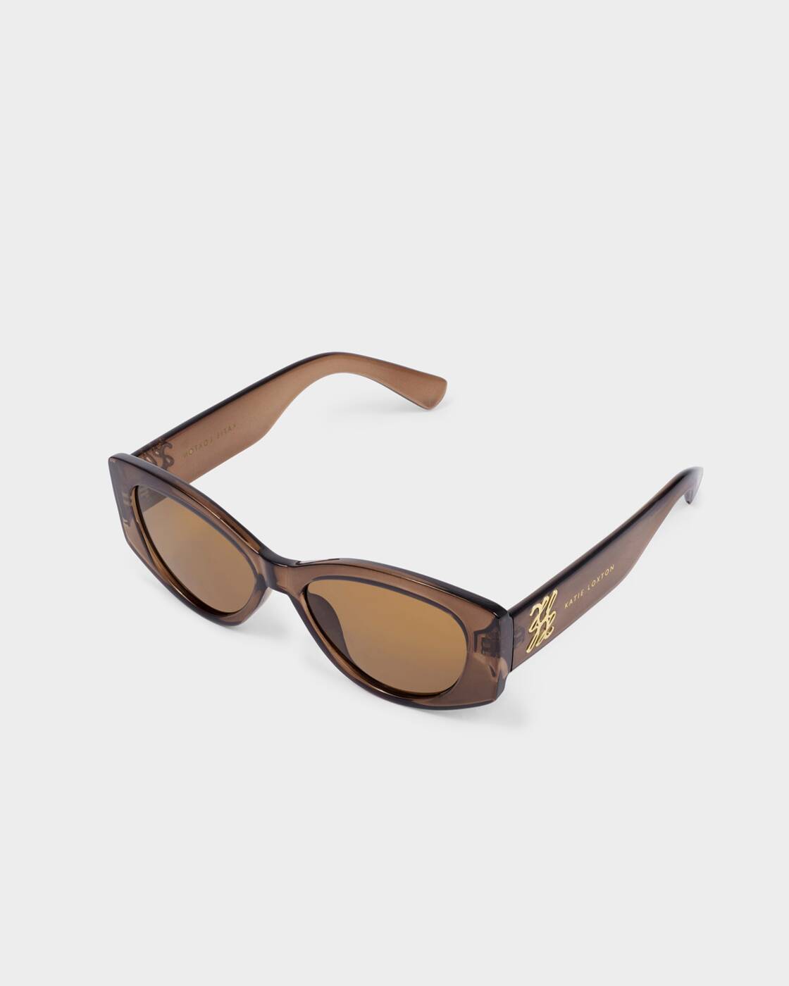 Katie Loxton Rimini Sunglasses Transparent Chocolate
