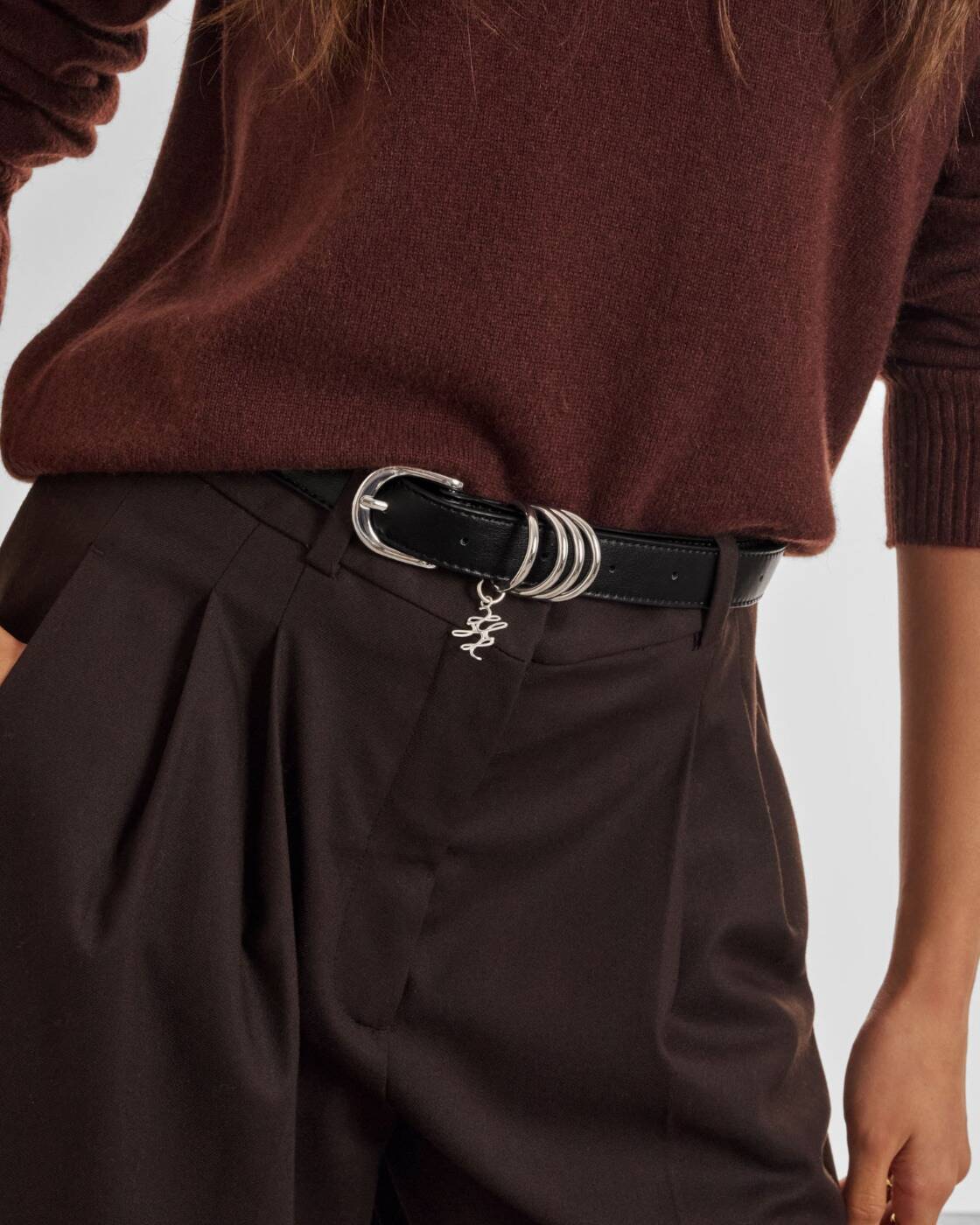 Katie Loxton Belt With Rings Black M/L