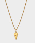 Katie Loxton Rouge Noir Heart Necklace Gold Coated