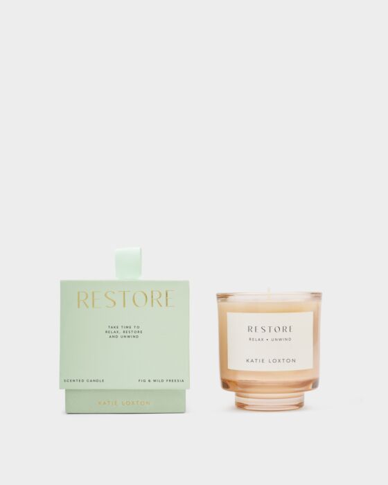 Katie Loxton Sentiment Candle Restore Fresh Fig & Wild Freesia