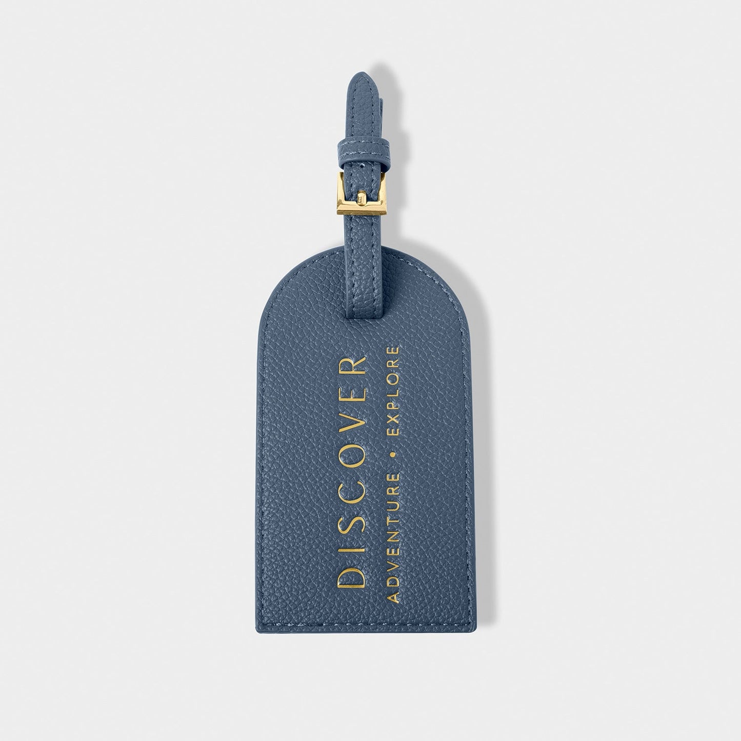 Katie Loxton Sentiment Luggage Tag Discover Adventure Eplore Navy